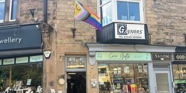 “Come and join us in the 21st century”: Matlock shop refuses to back down after Pride Flag vandalism