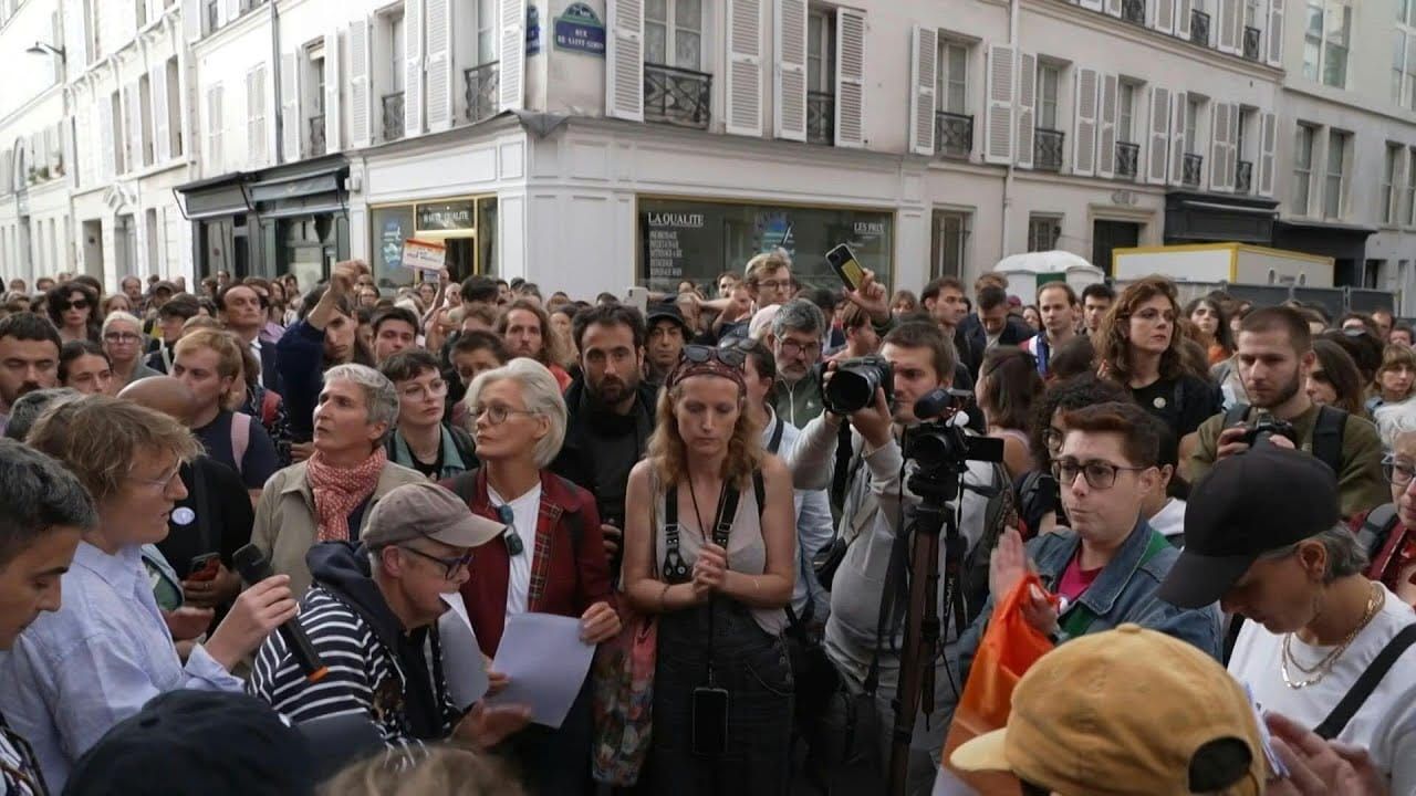 Paris rally honours Caroline Grandjean, the French headmistress driven to suicide by homophobic harassment