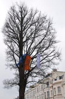 U turn on Seven Dials tree