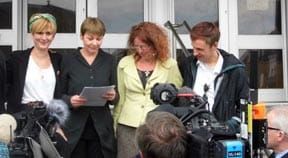 Not guilty! Caroline Lucas cleared