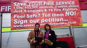 Labour anger at Fire Authority spending plans to implement cuts to fire service
