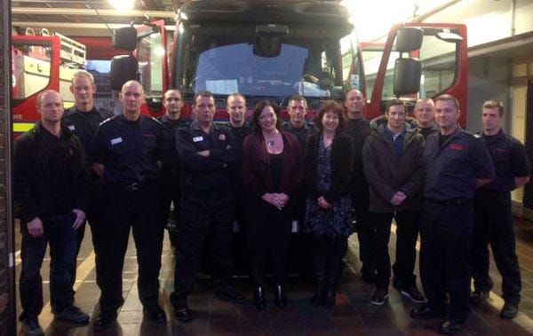 Shadow Fire Minister visits the city