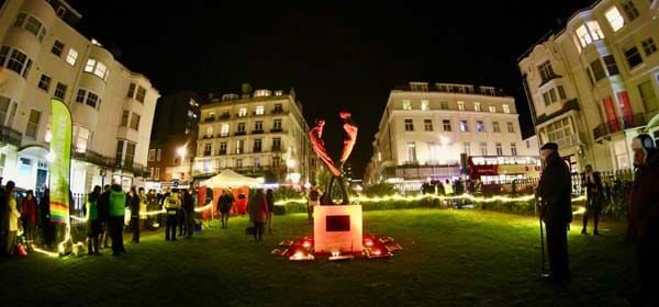 Mayor of Brighton & Hove leads the reading of the names on World Aids Day