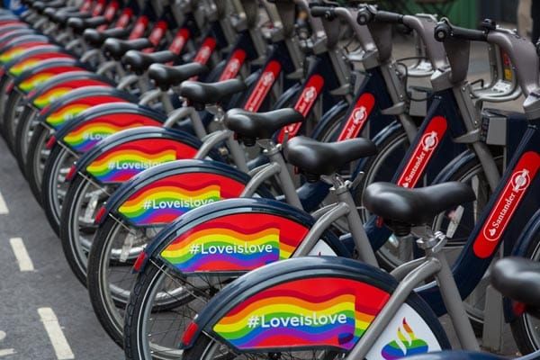 Transport for London wraps up in rainbows for London Pride