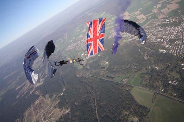Tigers parachute team to open Brighton Pride Community Parade
