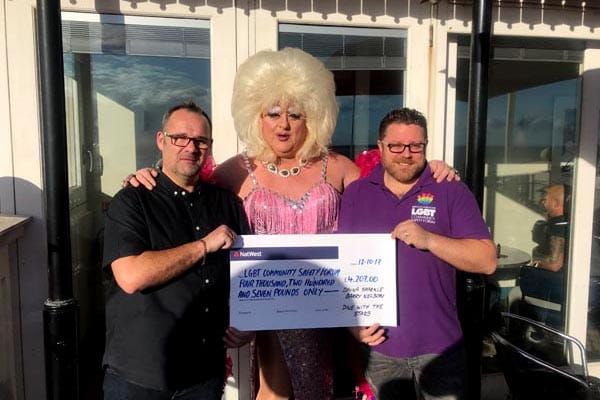 Entertainers raise £4,207 for LGBT+ community safety initiatives