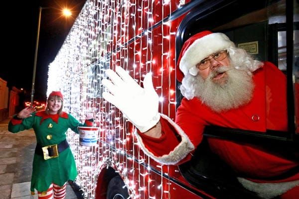 Santa’s Bus is coming to town 
