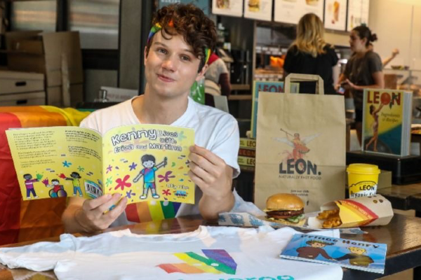 Deliveroo & LEON Add LGBT+ Kids Books to Orders