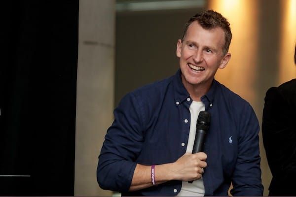 Principality Building Society employees celebrate Pride Month over a ‘cuppa’ with rugby legend Nigel Owens MBE