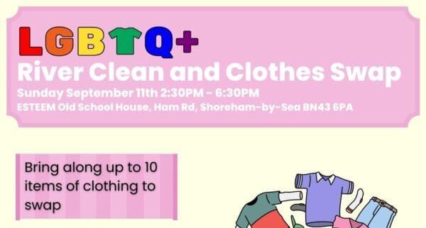 ESTEEM announces LGBTQ+ clothes swap and river clean event