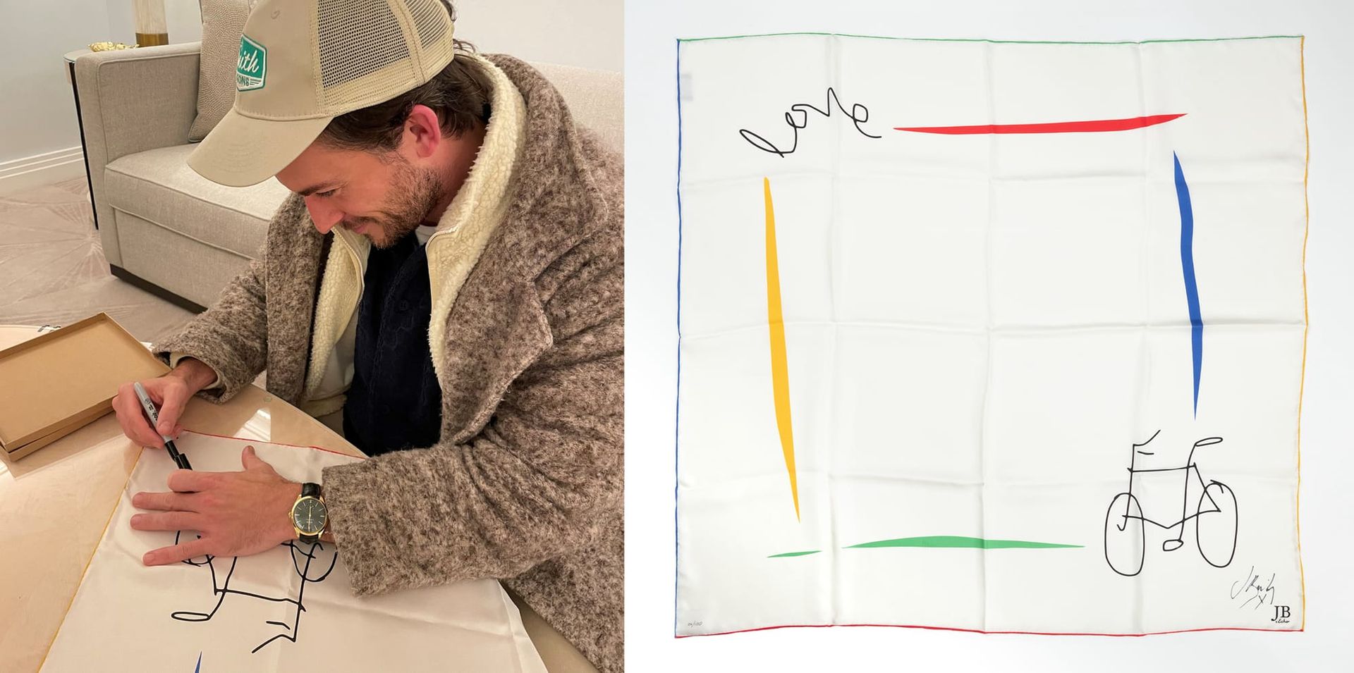 Jonathan Bailey signed scarf and Joe Lycett’s ‘Slags’ go under the hammer for Terrence Higgins Trust’s auction at Christie’s