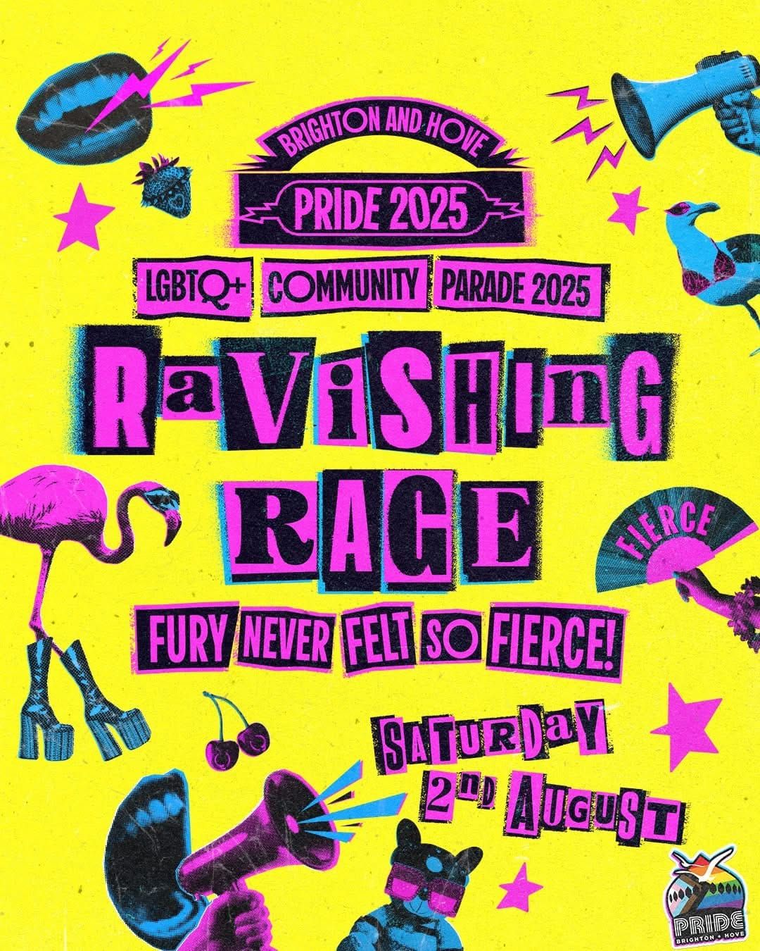 RAVISHING RAGE: Organisers of Brighton & Hove Pride announce theme of this year’s LGBTQ+ Community Parade