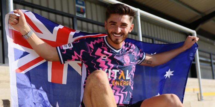 Gay footballer Joshua Cavallo signs for Peterborough Sports FC in landmark move