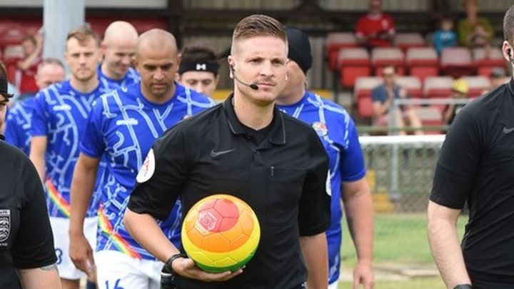 Openly gay referee Ryan Atkin urges clubs to do more to tackle homophobia