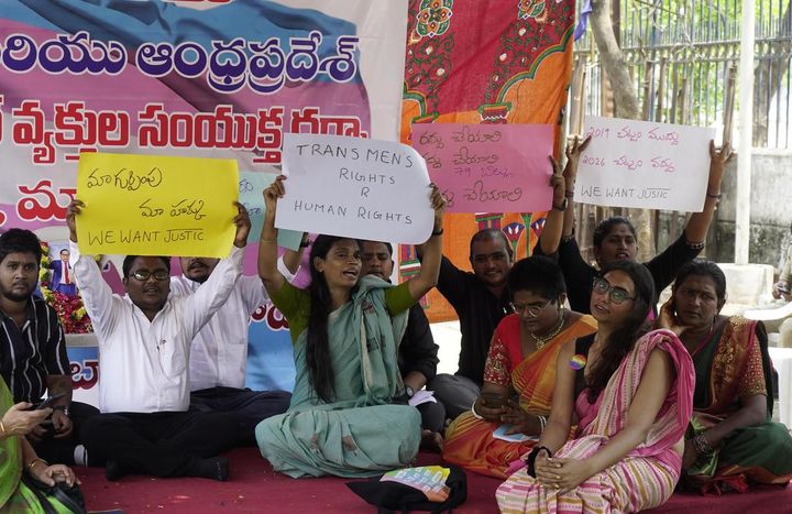 Protesters in Hyderabad demand scrapping trans identity bill