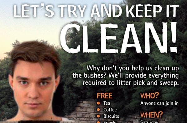 The Bushes Spring Clean initiative – change of published date!