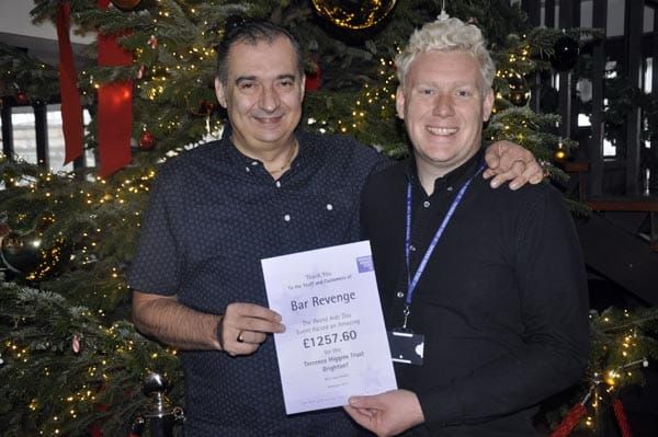 Revenge raise £1257.60 for THT