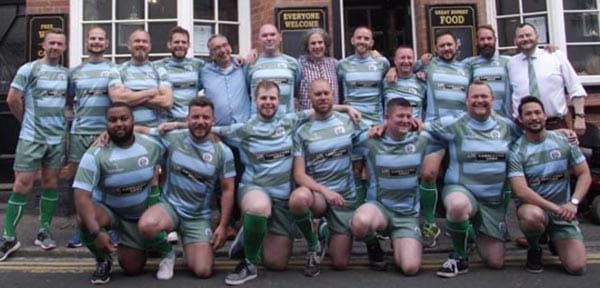 Gay rugby team gets new playing strip
