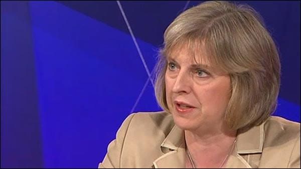 Home Secretary throws her hat in the leadership ring