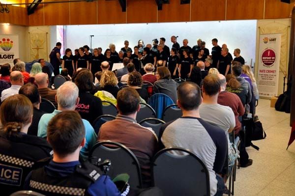 IDAHOBIT demonstration brings St James Street to a standstill