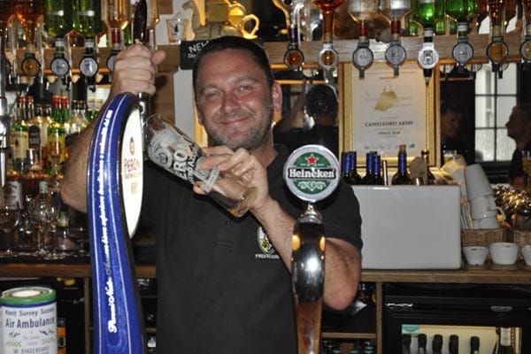 Who’s the boss behind the bar @Camelford Arms