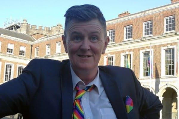 LGBTQ+ activist attacked at anti-mask demonstration