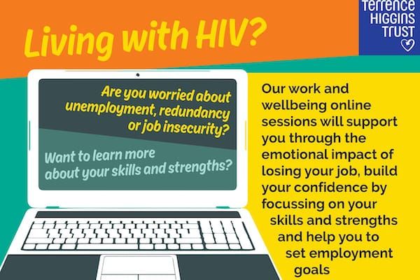 New work & wellbeing online THT sessions from October 7