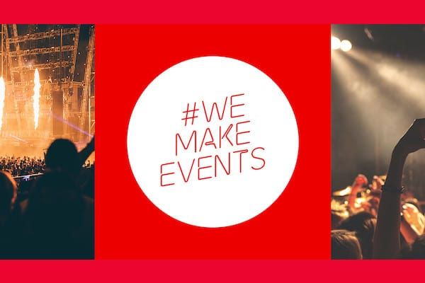 Brighton & Hove to light up in red tonight for #WeMakeEvents global campaign