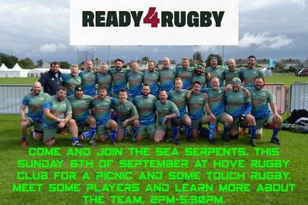 Brighton & Hove Sea Serpents’ Picnic at Hove Rugby Club this Sunday!
