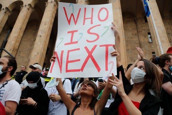 Journalist dies after attack by anti-LGBTQ+ protestors in Georgia