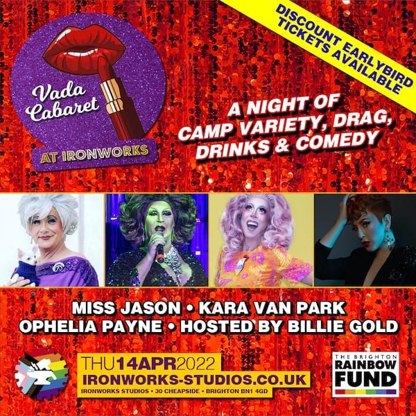Drag and cabaret royalty take over Ironworks Studios with Vada Cabaret