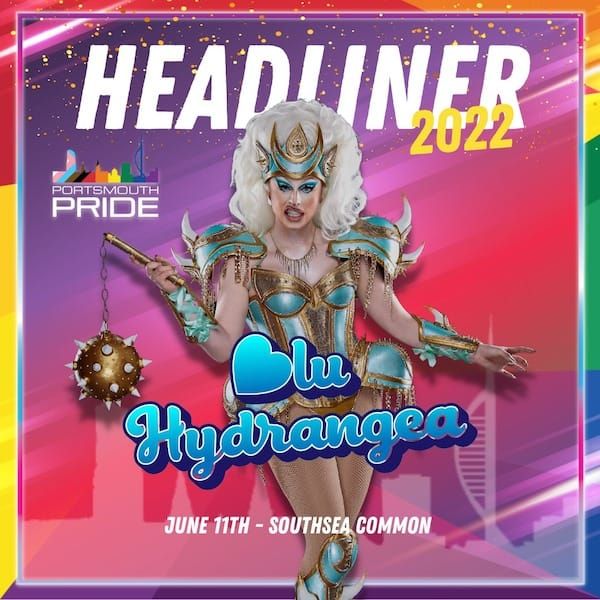 Blu Hydrangea to headline Portsmouth Pride on Saturday, June 11