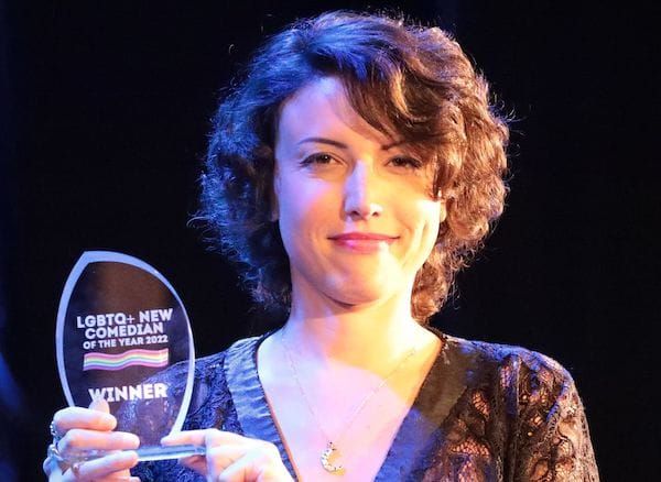 Victoria Olsina wins Comedy Bloomers LGBTQ+ Comedian of the Year