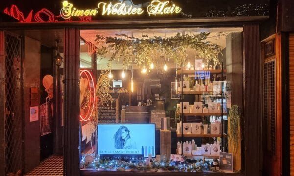 Simon Webster Hair announced as Brilliant Brighton’s ’Festively Fabulous’ window dressing competition winners
