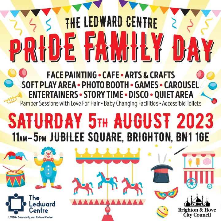 The Ledward Centre announces the return of Pride Family Day on Saturday, August 5