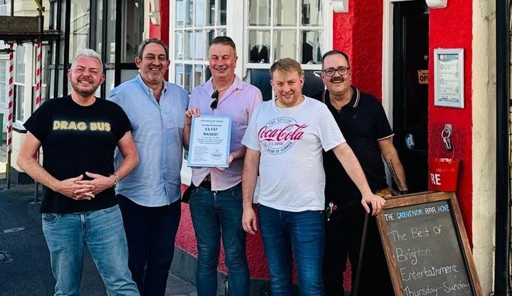 Big thanks from Lunch Positive to the Grosvenor Bar, a small venue with a huge heart