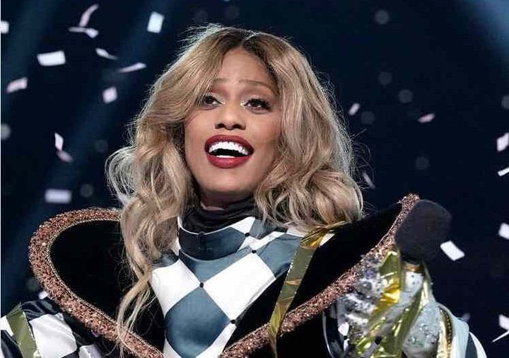 Trans activist Laverne Cox dedicates Masked Singer US appearance to “all of us. Every woman out there.”