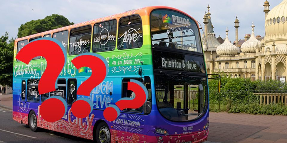 Brighton & Hove Buses announces winning design for new Pride Bus livery