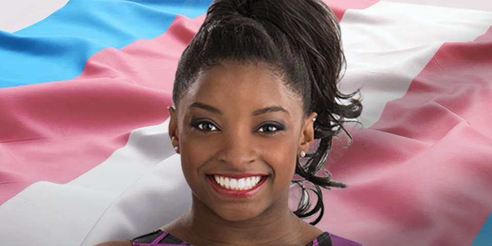Simone Biles calls anti-trans activist’s comments “sick”