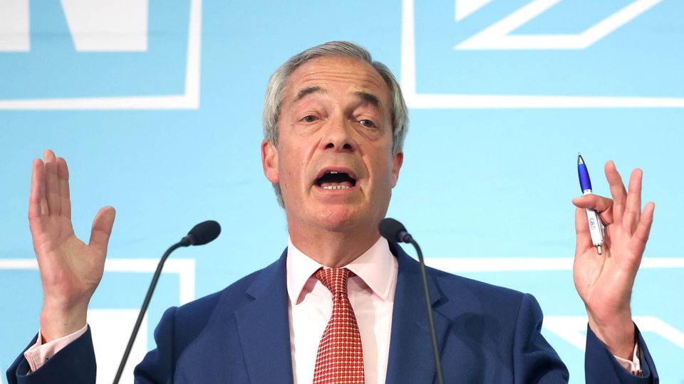 Reform UK leader Nigel Farage declares that legalising same-sex marriage was "wrong"