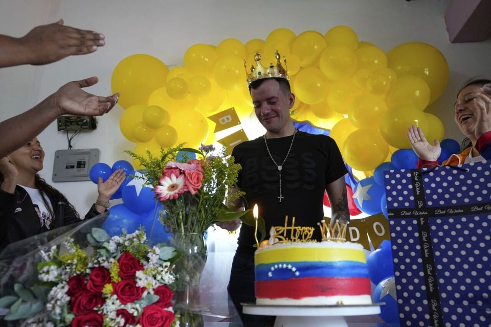 Tearful reunion for gay makeup artist freed from notorious El Salvador prison