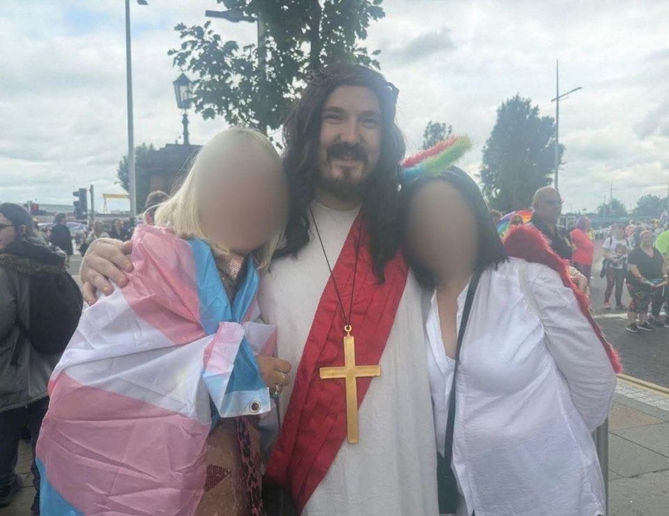 Conservative Christian groups 'furious' after 'Jesus' makes appearance at Belfast Pride