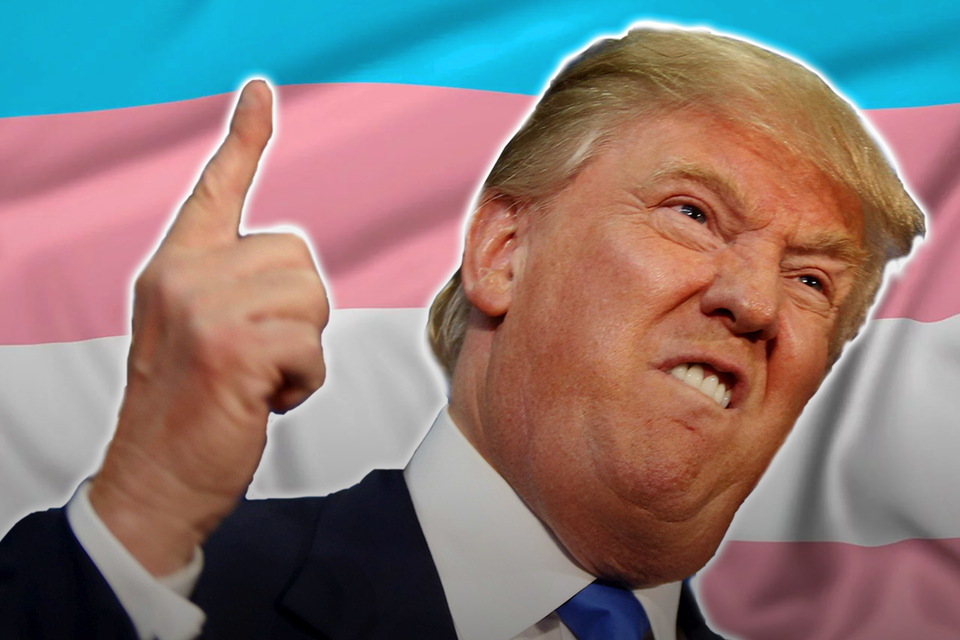 Trump chastises crowd for not applauding trans sports ban