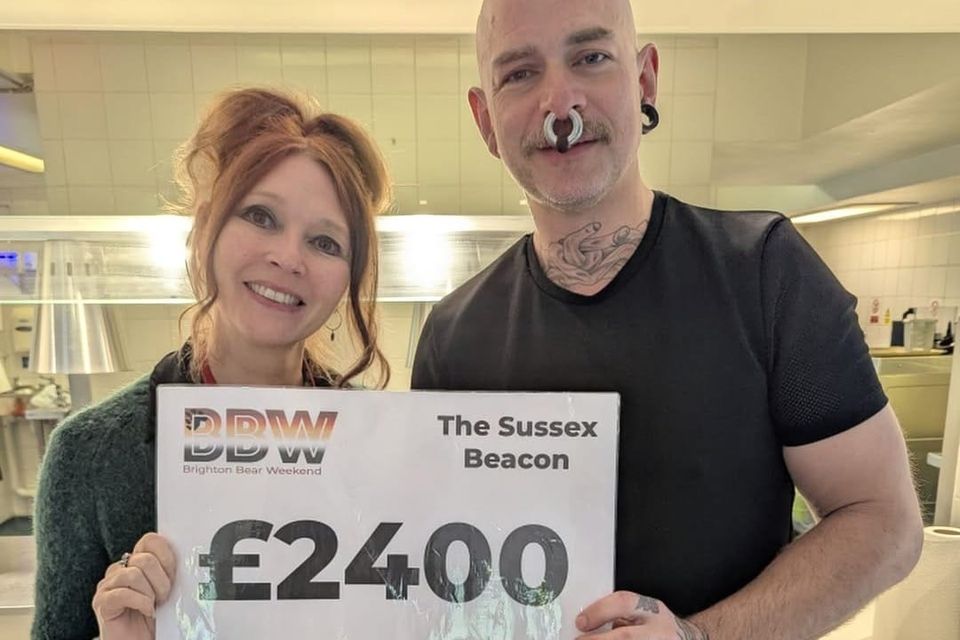 The Sussex Beacon receives £2,400 from Brighton Bear Weekend