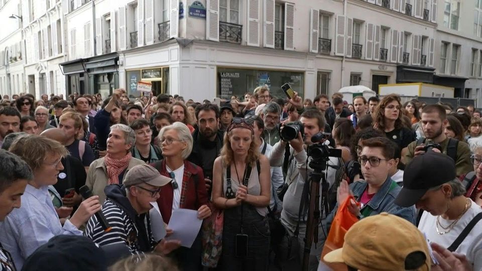 Paris rally honours Caroline Grandjean, the French headmistress driven to suicide by homophobic harassment
