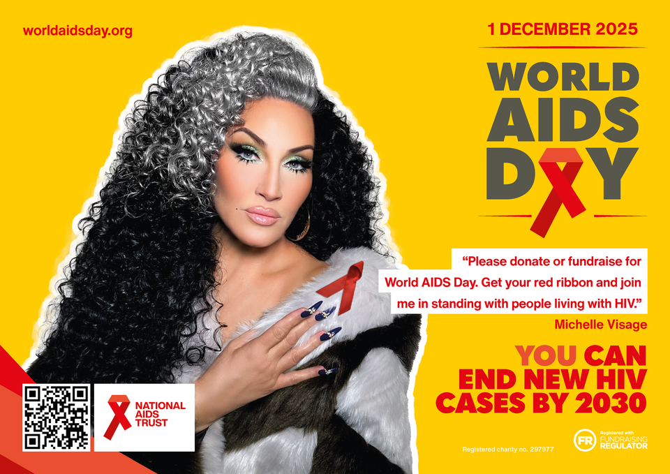 Michelle Visage lends her voice to National AIDS Trust campaign ahead of World AIDS Day