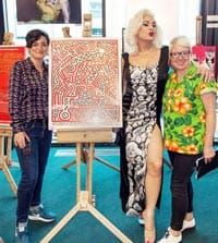 ICONS EXHIBITION: Private view at Jubilee Library