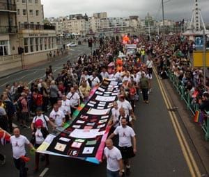 Hankie Quilt to be displayed on World AIDS Day