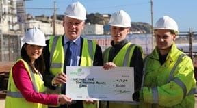 Labour parliamentary candidate lays first plank on Hastings Pier
