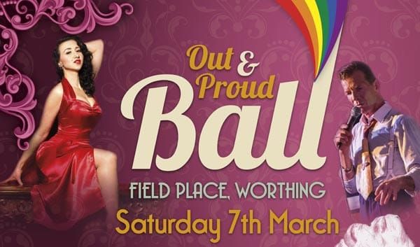 ‘Out and Proud’ Ball returns to Worthing in March